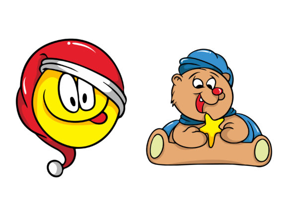 Christmas Bundle Yellow Bear Illustrations