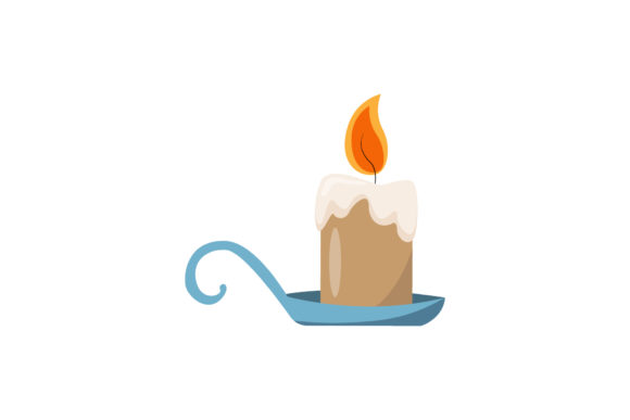 Christmas Candle Illustrations Vectors for Handmade Creations