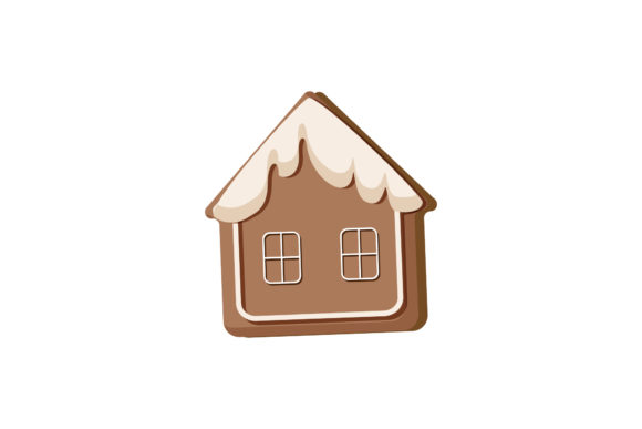 Christmas House Illustrations Vector for Crafting and Design