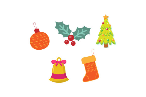 Christmas Illustrations Vector Cute Set Review