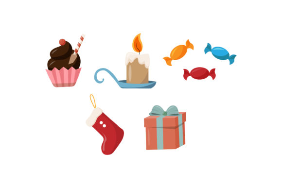Christmas Illustrations Vectors Set Review for Handmade Creators