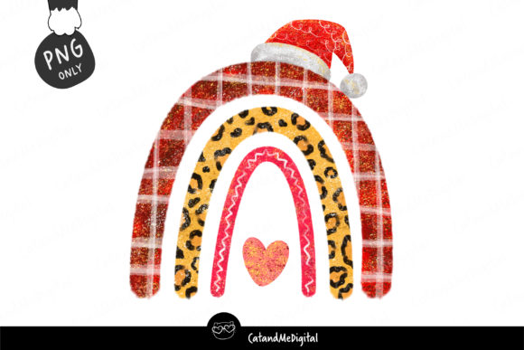 Christmas Rainbow Love Illustrations