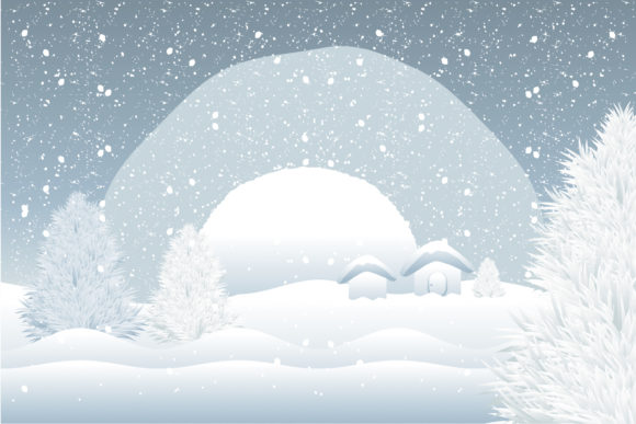 Christmas Snow Season Illustration
