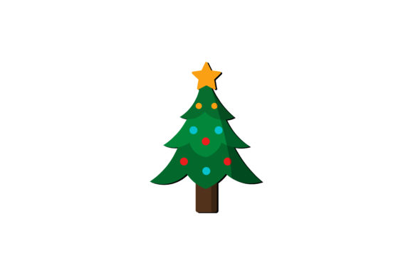 Christmas Tree Illustrations Vectors for Handmade Creations